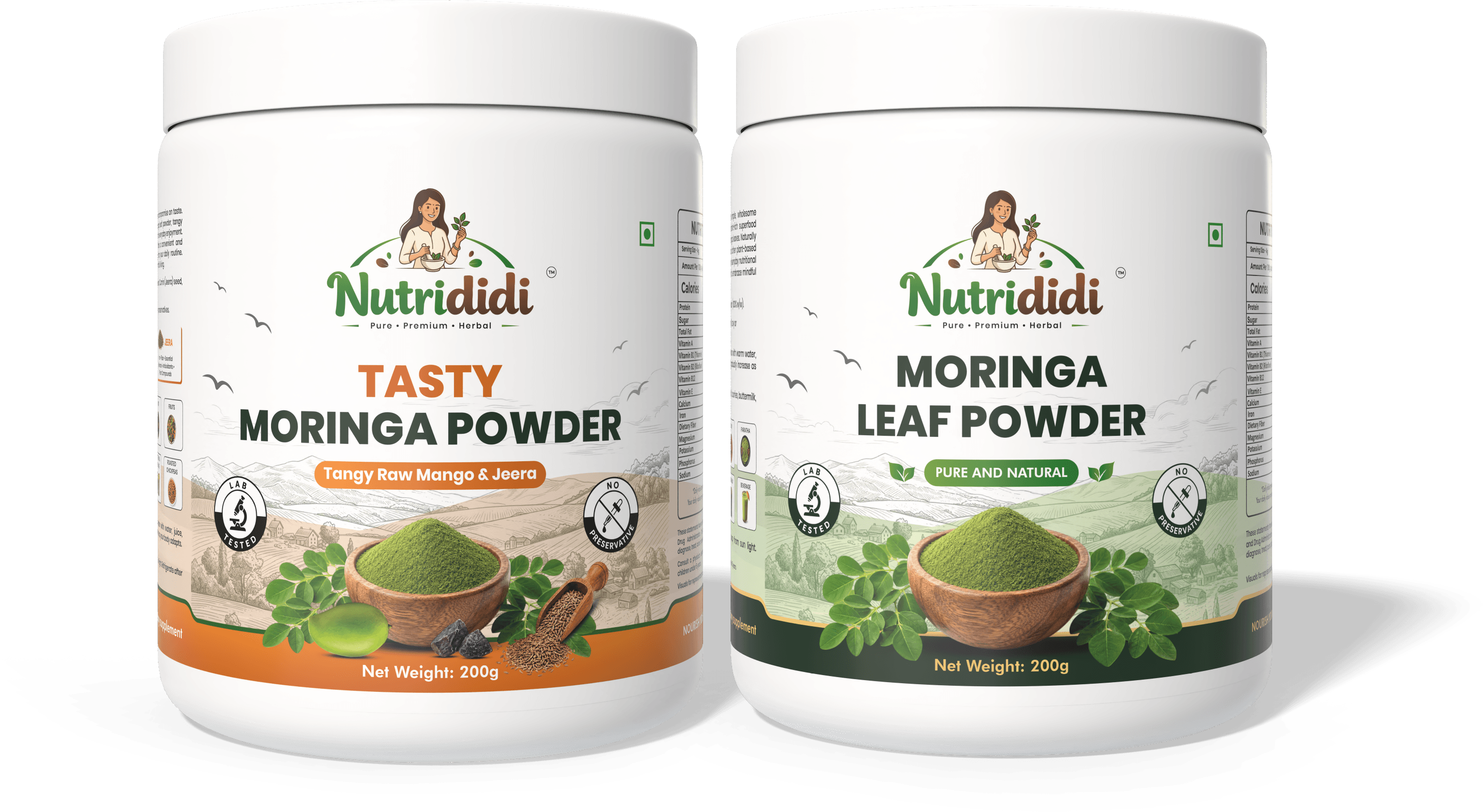 Moringa Leaf Powder + Tasty Moringa Combo